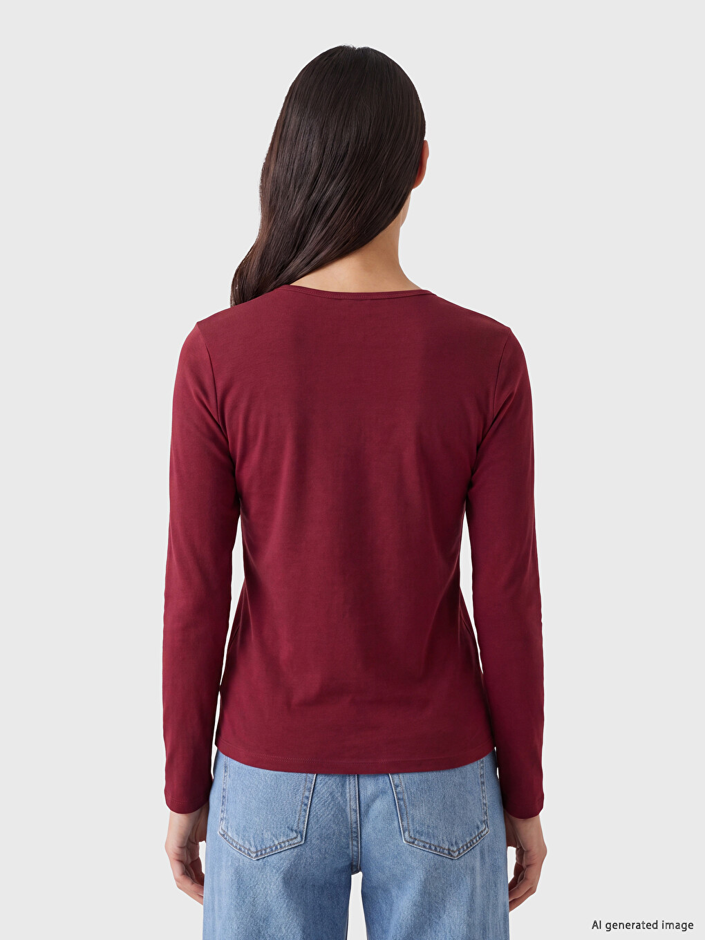 Body Crew Neck 100% Bumbac Femei-3