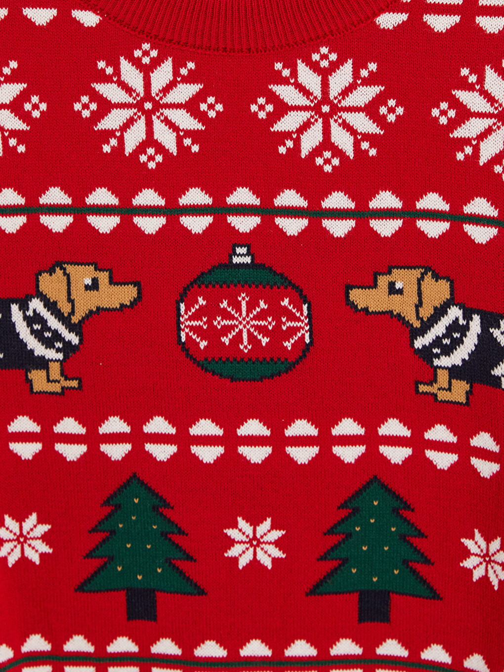 New Year's Themed Men's Knitwear Sweater-1