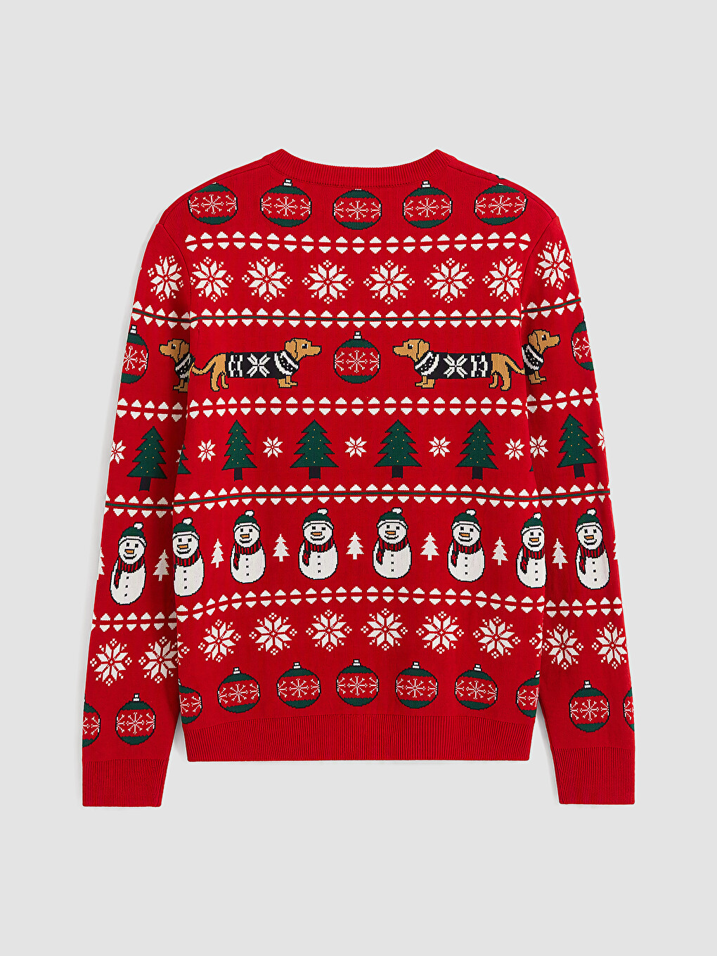 New Year's Themed Men's Knitwear Sweater-2