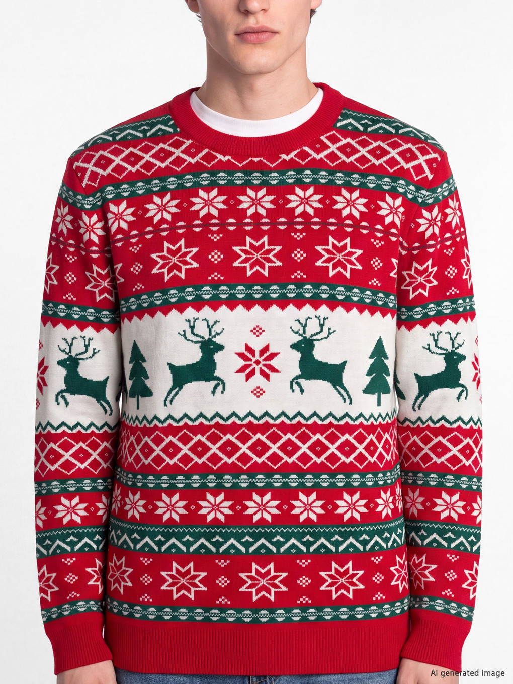 Man Red Sweater-2