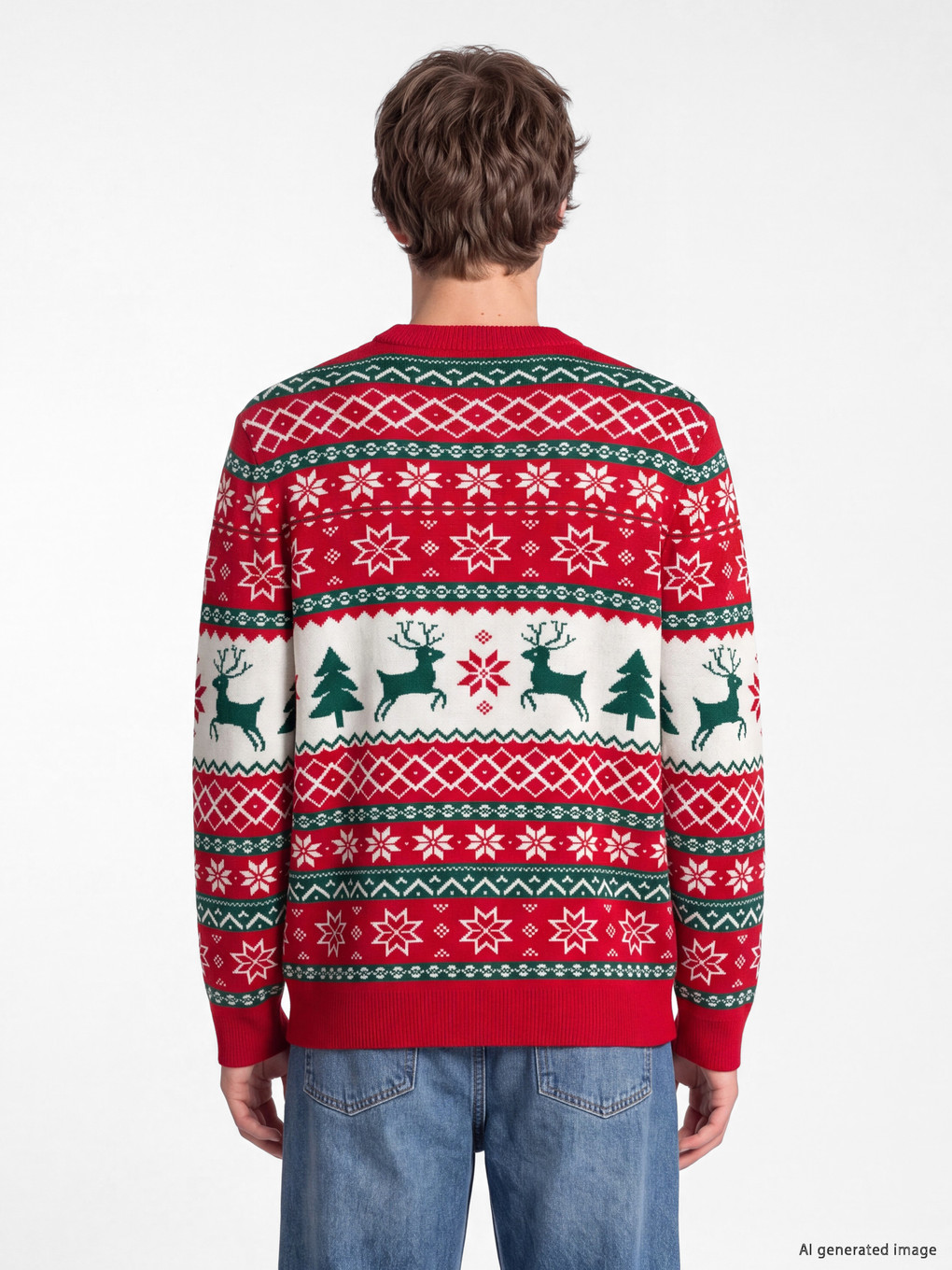 Man Red Sweater-3