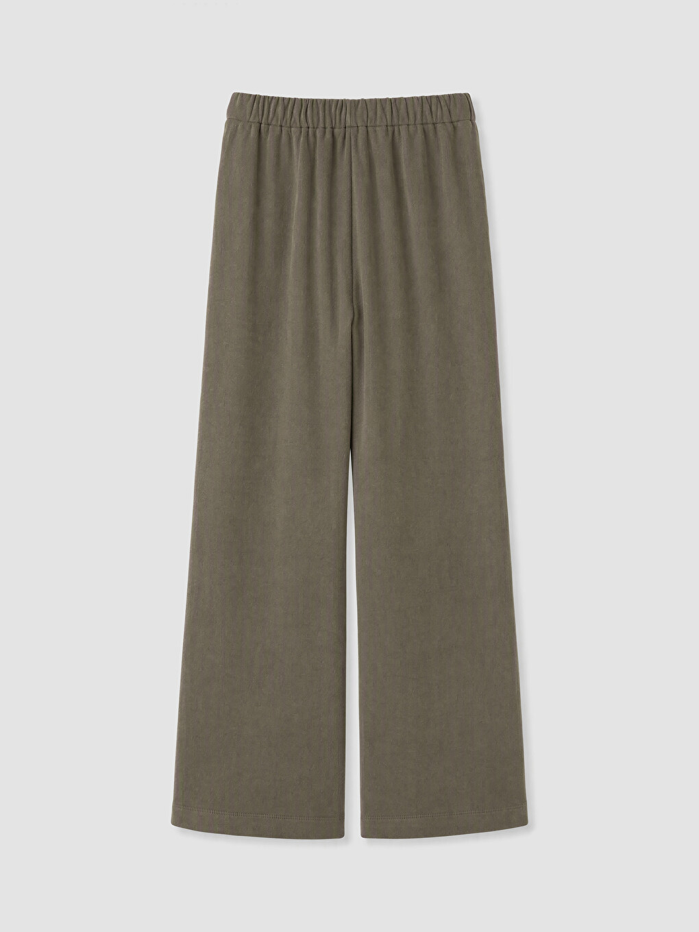 Haki Beli Lastikli Kadın Pantolon-6