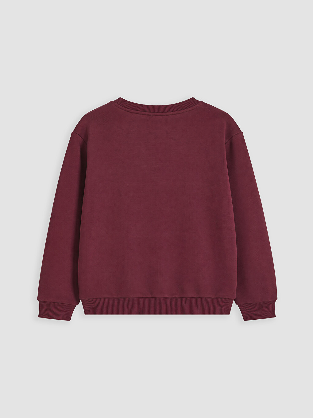 Bordo Baskılı Erkek Çocuk Sweatshirt-2