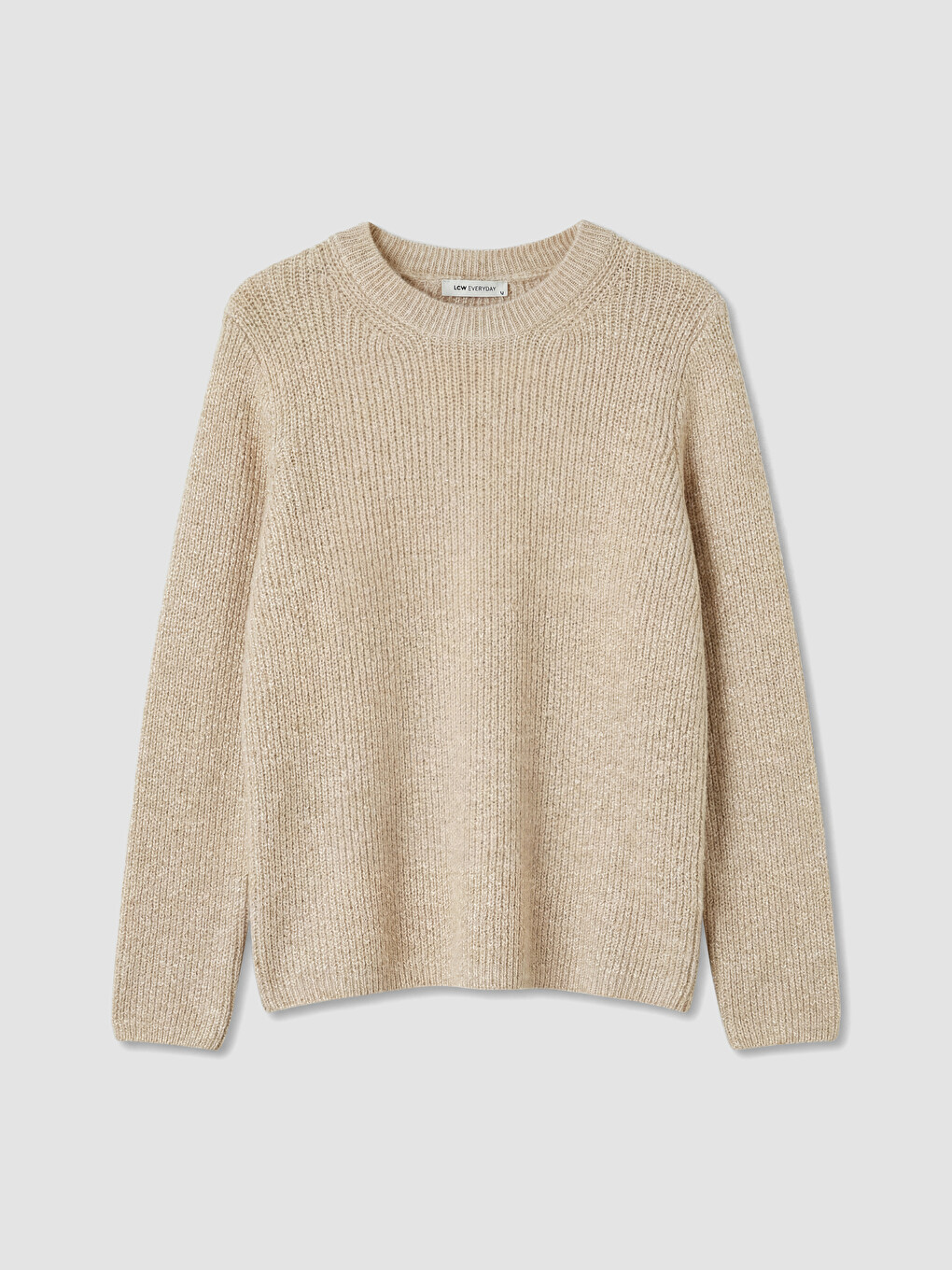 Crew Neck Women's Knitwear Sweater-4