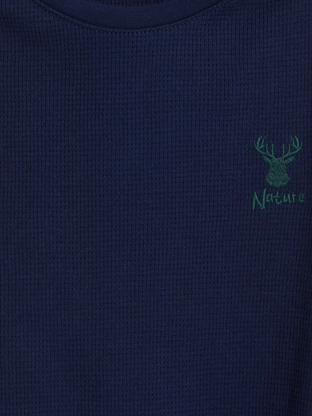 Lacivert Yeni Yıl Temalı Erkek Çocuk Pijama Takım-2