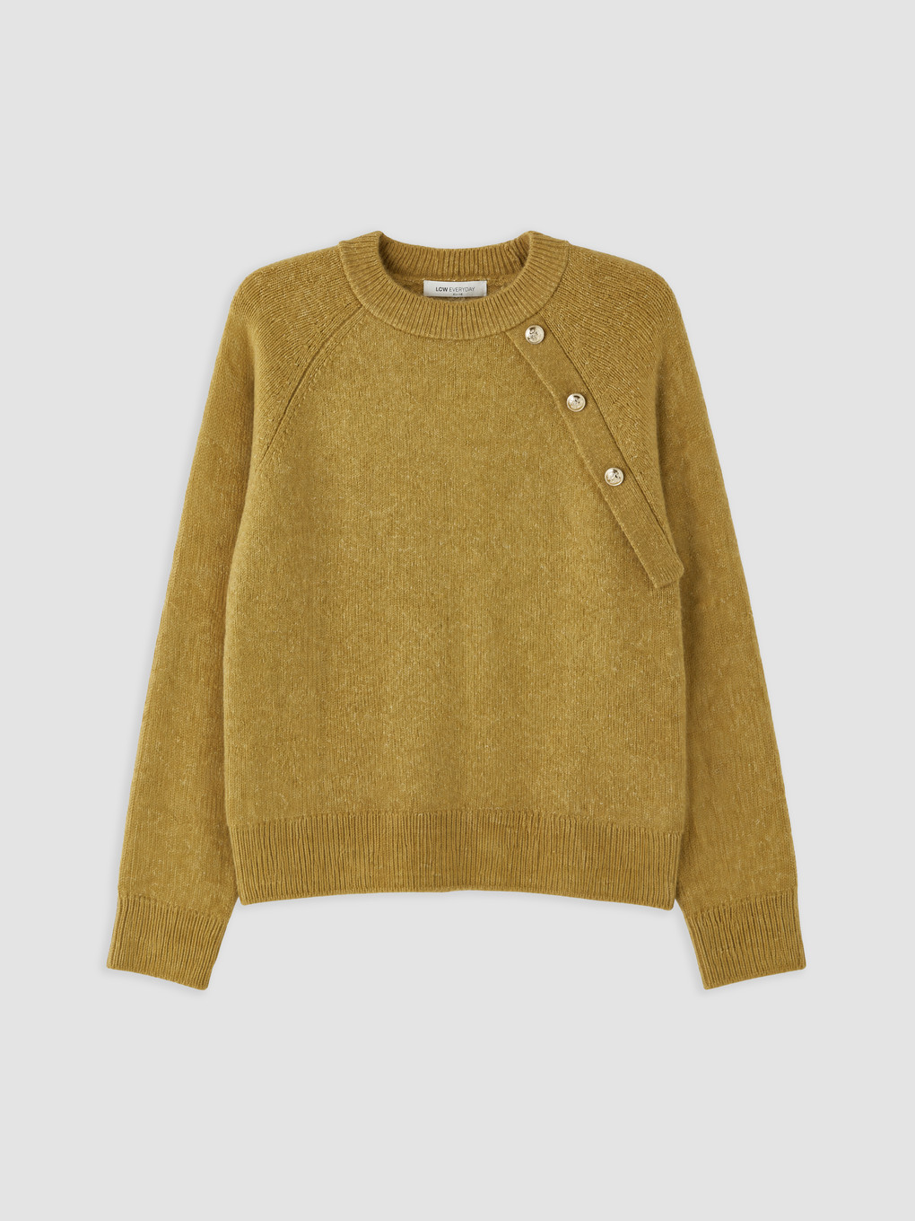Button Detailed Women's Knitwear Sweater-4