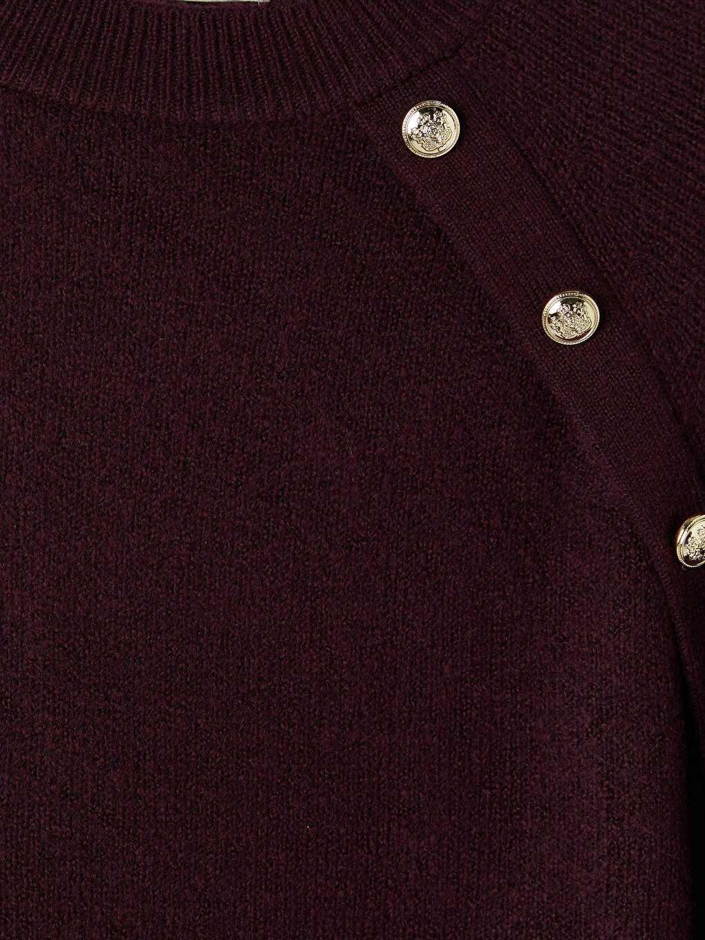 Woman Bordeaux Sweater-5