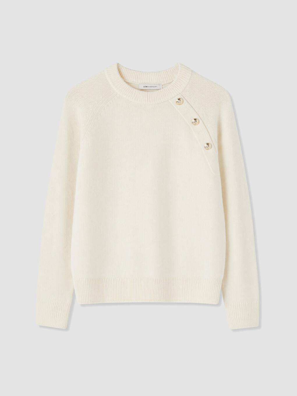 Woman White Sweater-4