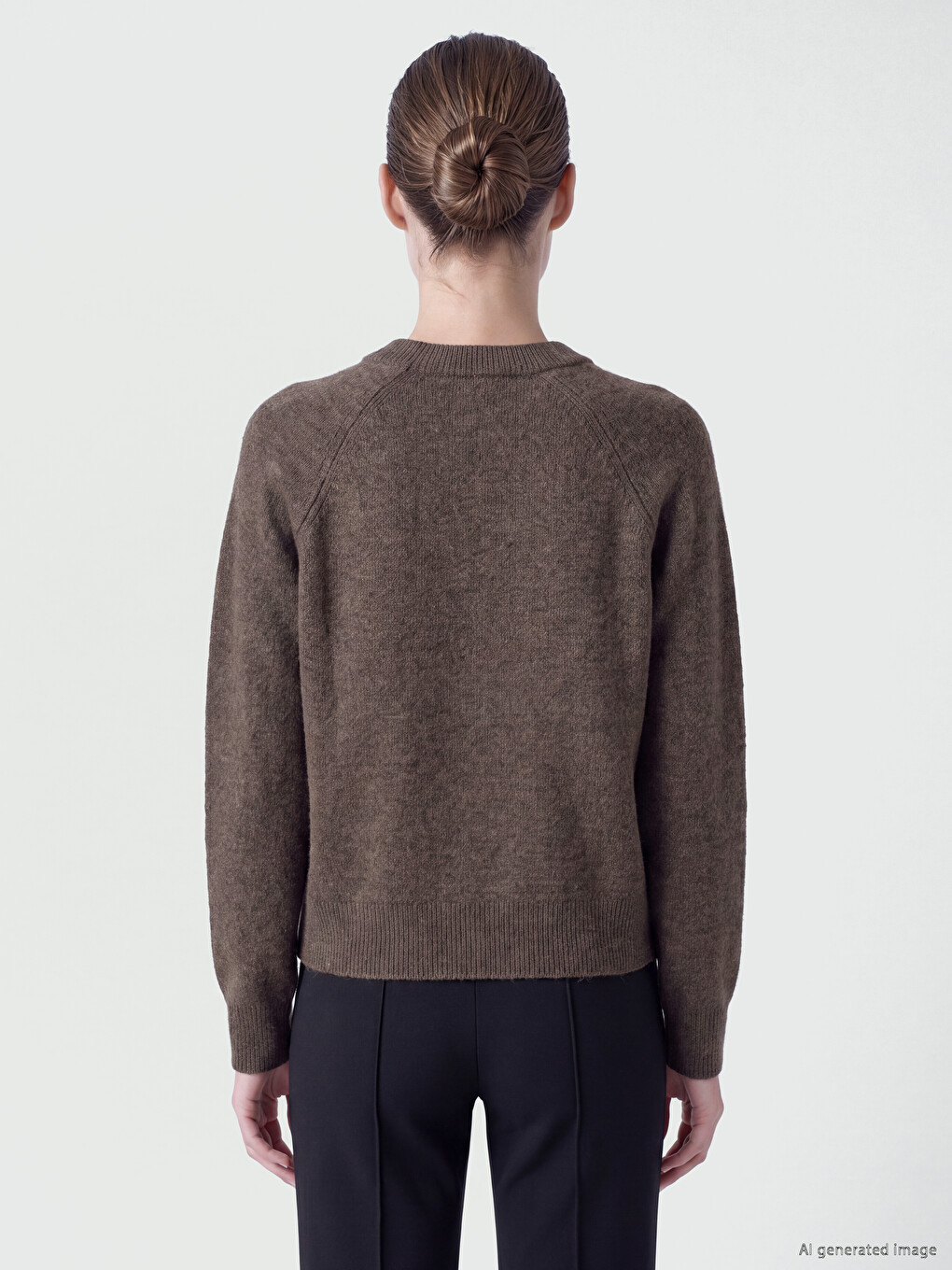 Woman Brown Sweater-3