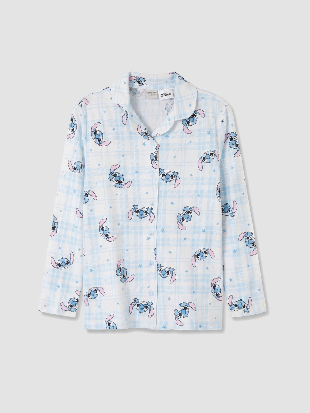 Stitch Printed Girls' Pyjamas Set-1
