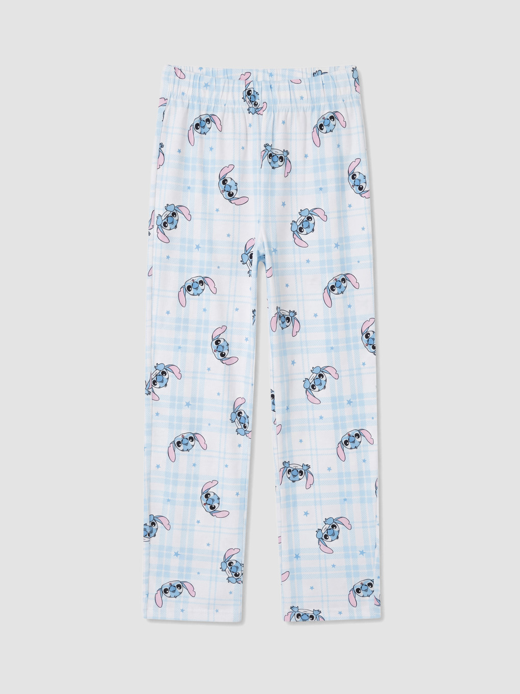 Stitch Printed Girls' Pyjamas Set-4