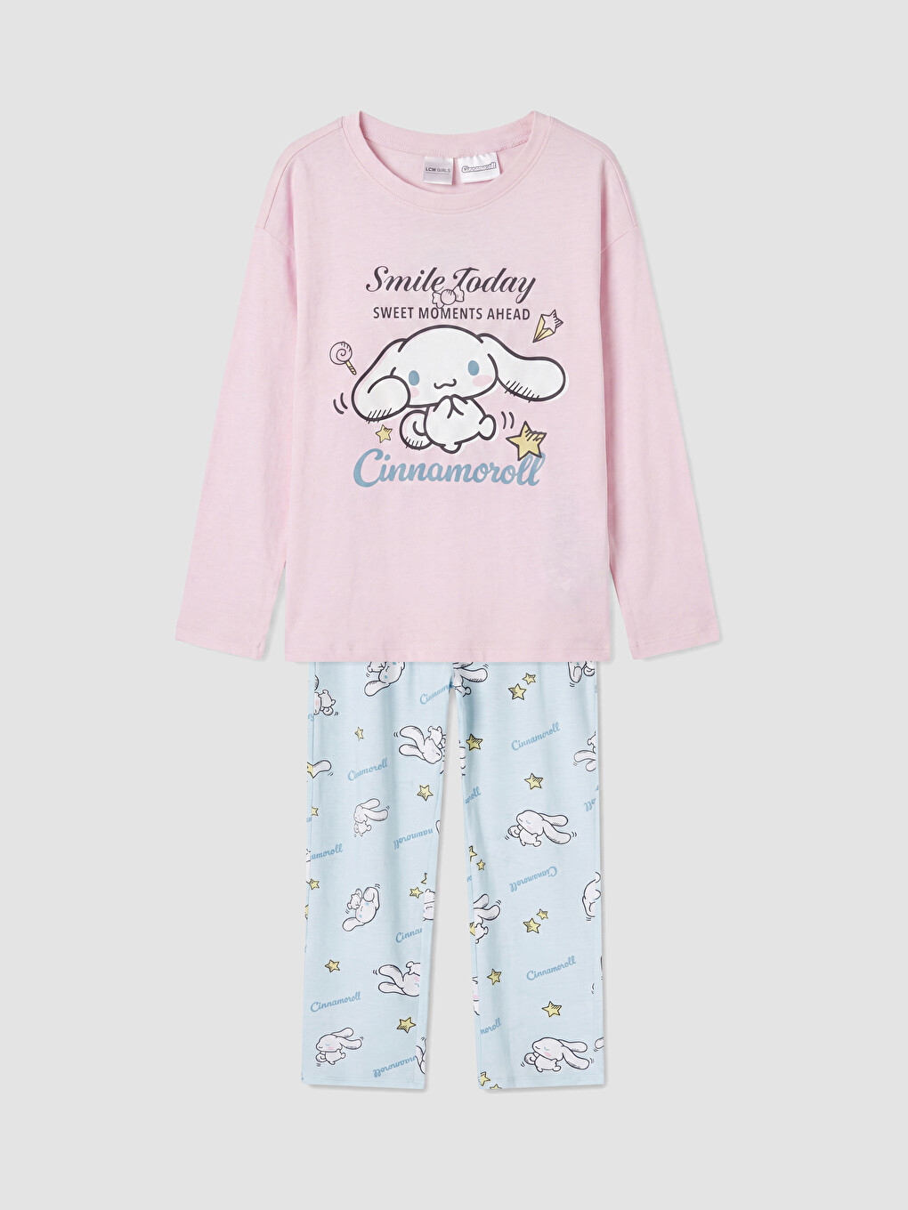 Cinnamoroll Crew Neck Girls' Pyjamas Set