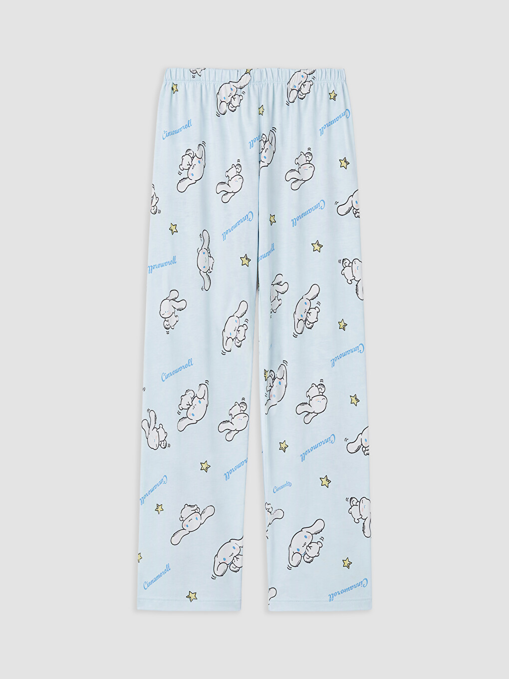 Pembe Cinnamoroll Bisiklet Yaka Kız Çocuk Pijama Takım-3