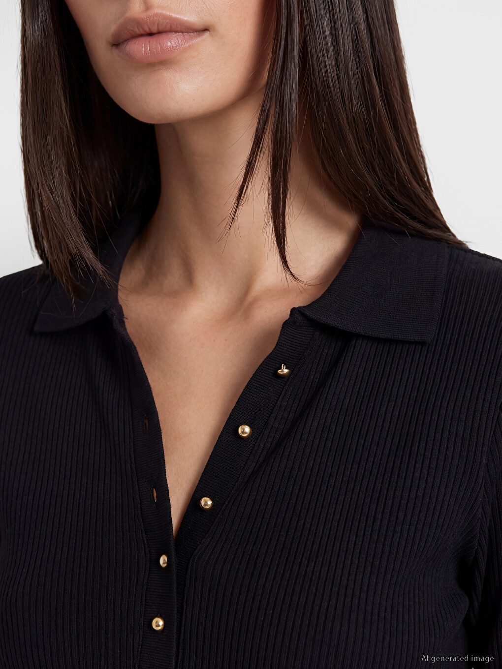 Polo Collar Women's Body-2