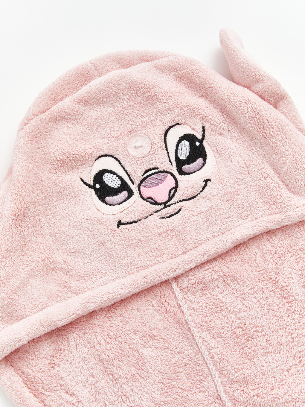Stitch Nakışlı Kız Çocuk Saç Havlusu-4