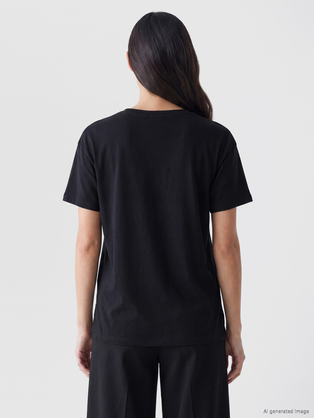 Crew Neck Standard Fit Printed Women's Body-3