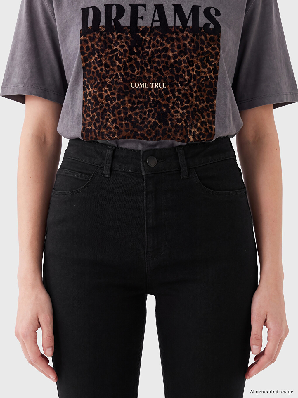 Siyah Jüpiter Süper Skinny Fit Kadın Jean Pantolon-2