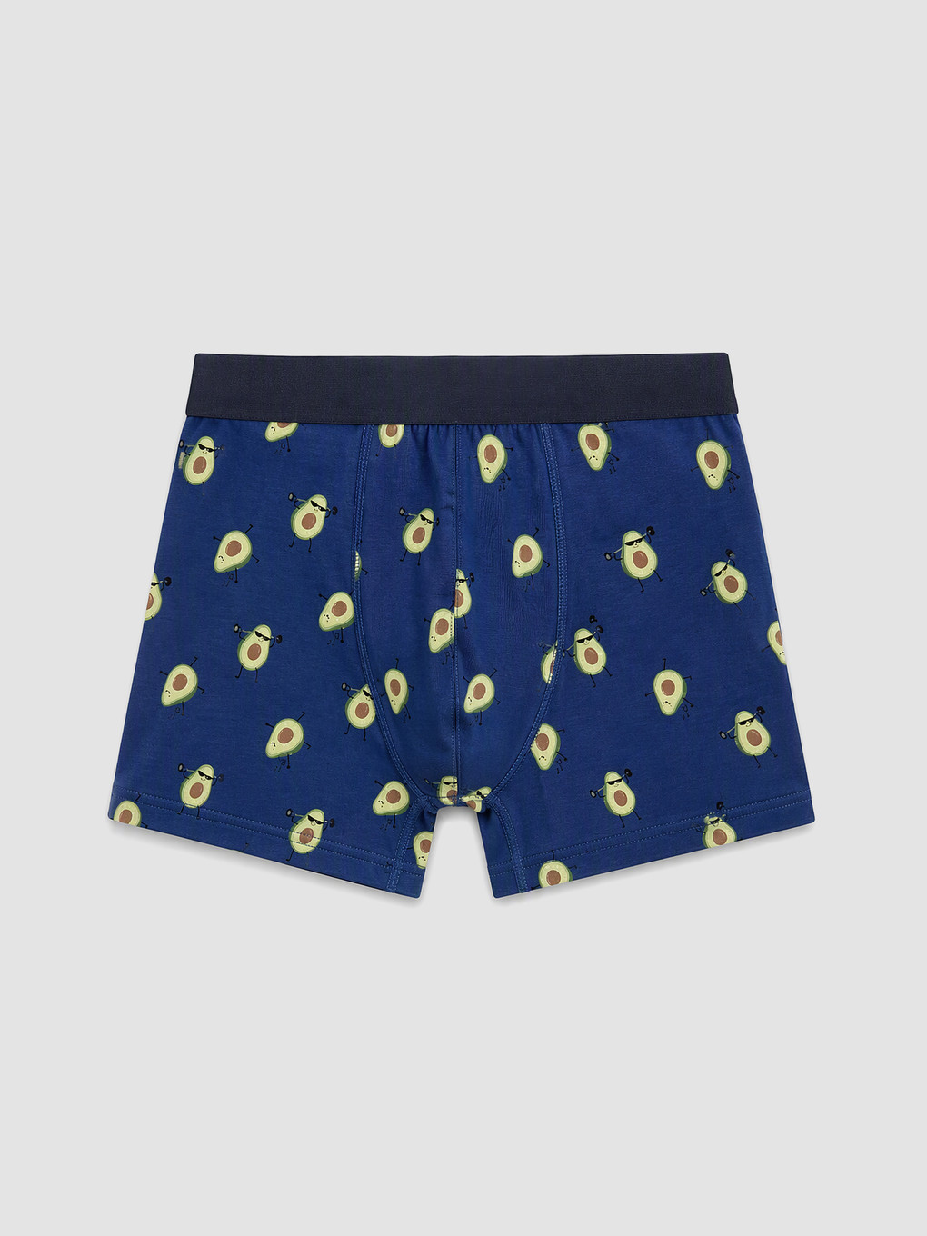 Man Blue Boxer Briefs-1