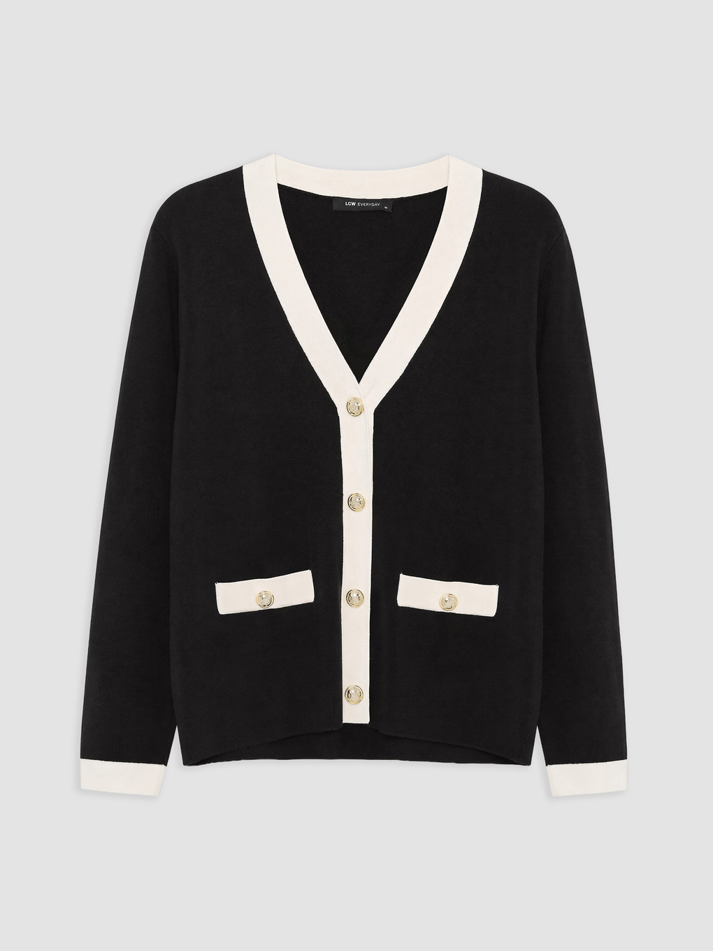 Woman Black Cardigan-4