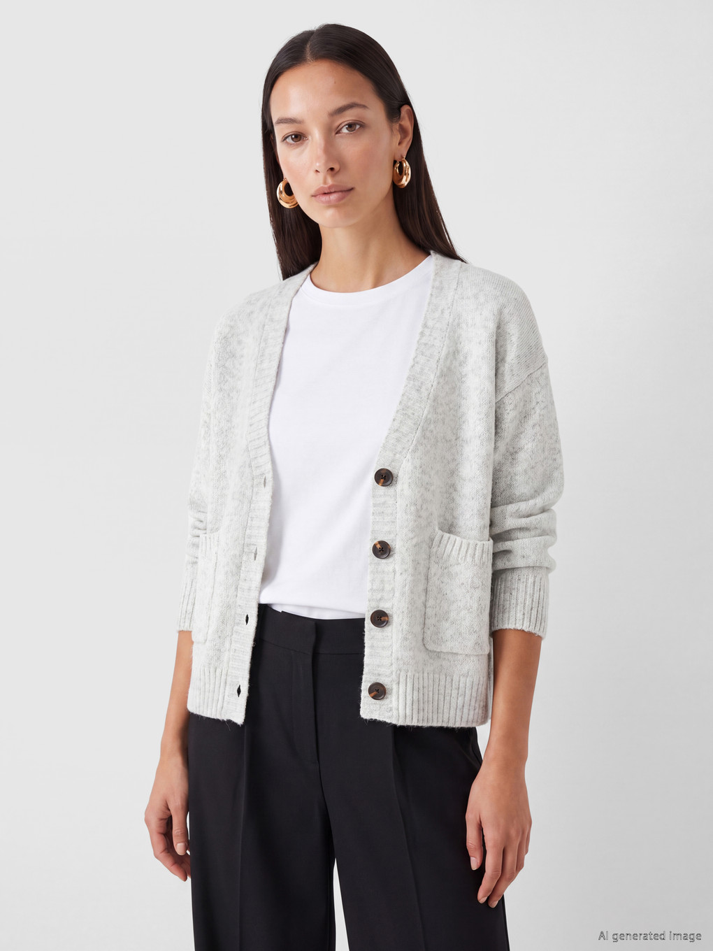 V Neck Women's Knitwear Cardigan
