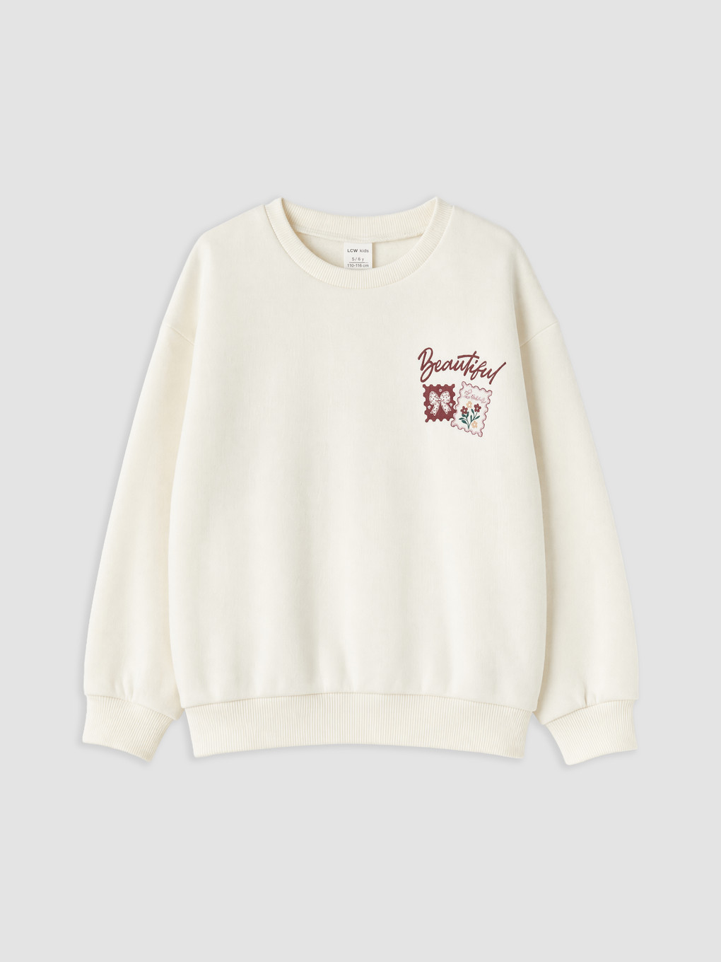 Crew Neck Girls' Set-1
