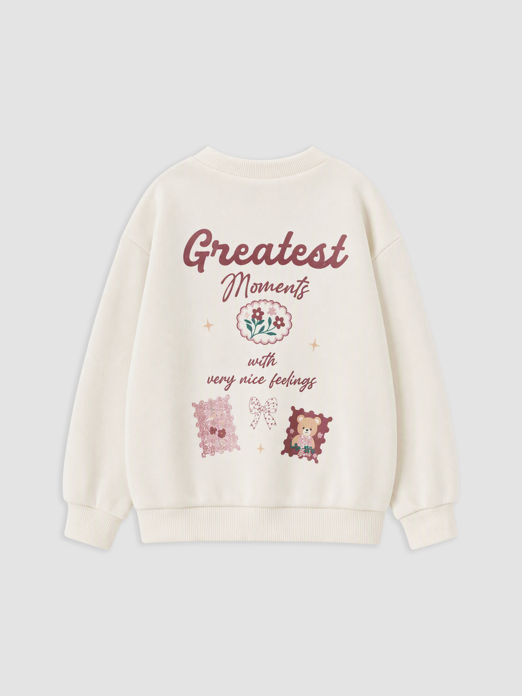 Crew Neck Girls' Set-2