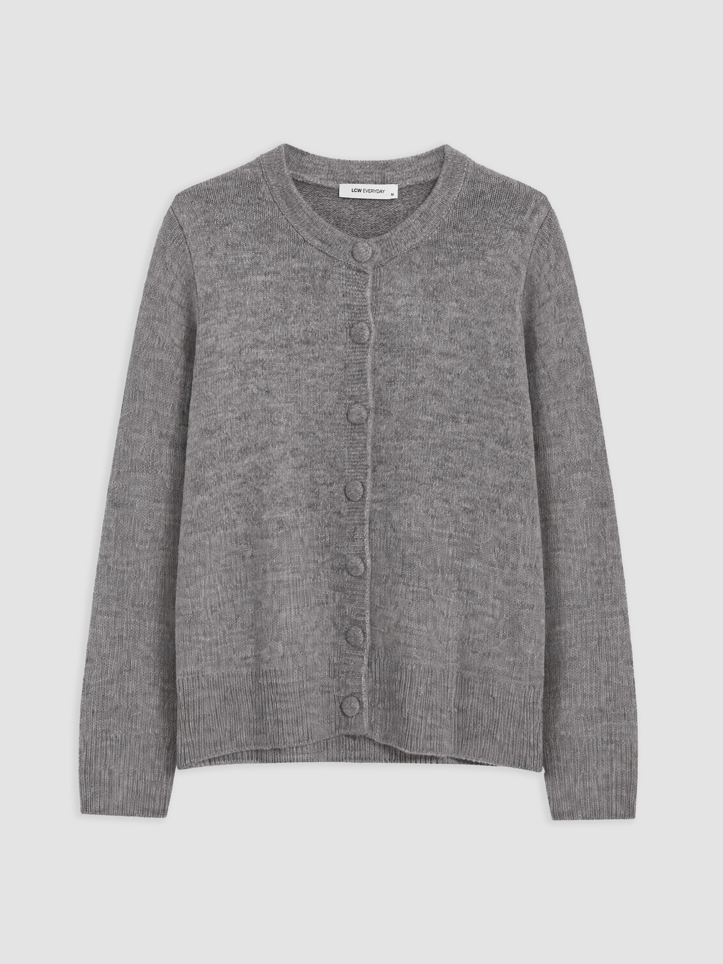 Crew Neck Women's Knitwear Cardigan-4
