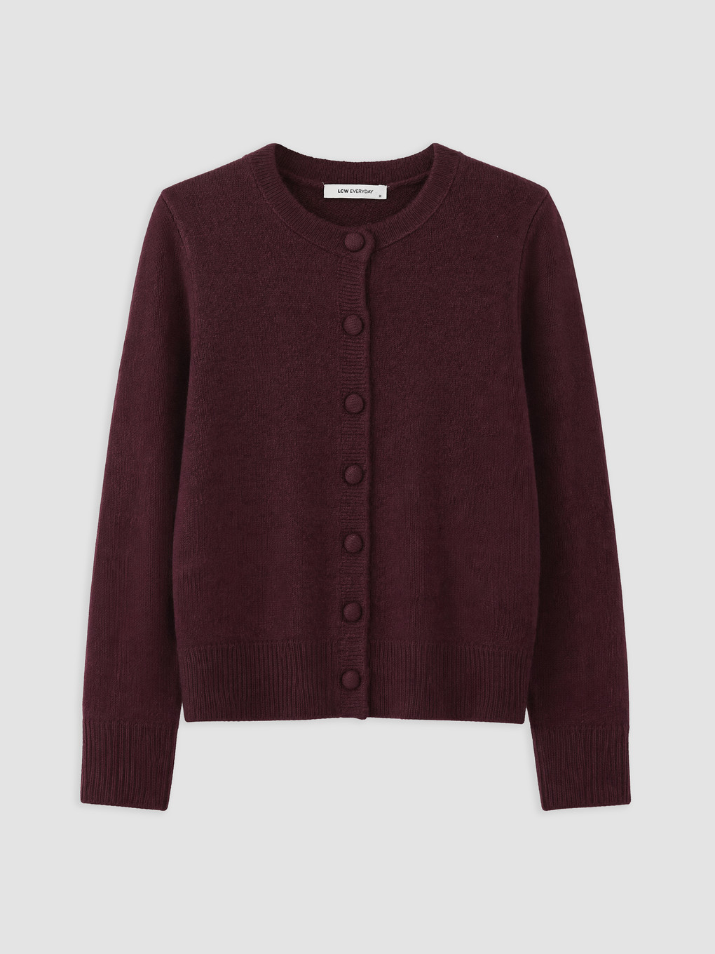 Crew Neck Women's Knitwear Cardigan-4