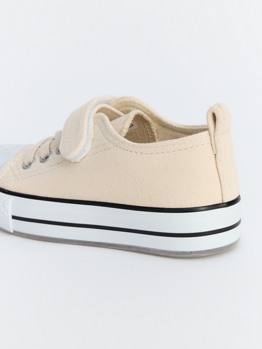 Bej Cırt Cırtlı Kanvas Erkek Çocuk Işıklı Sneaker-3