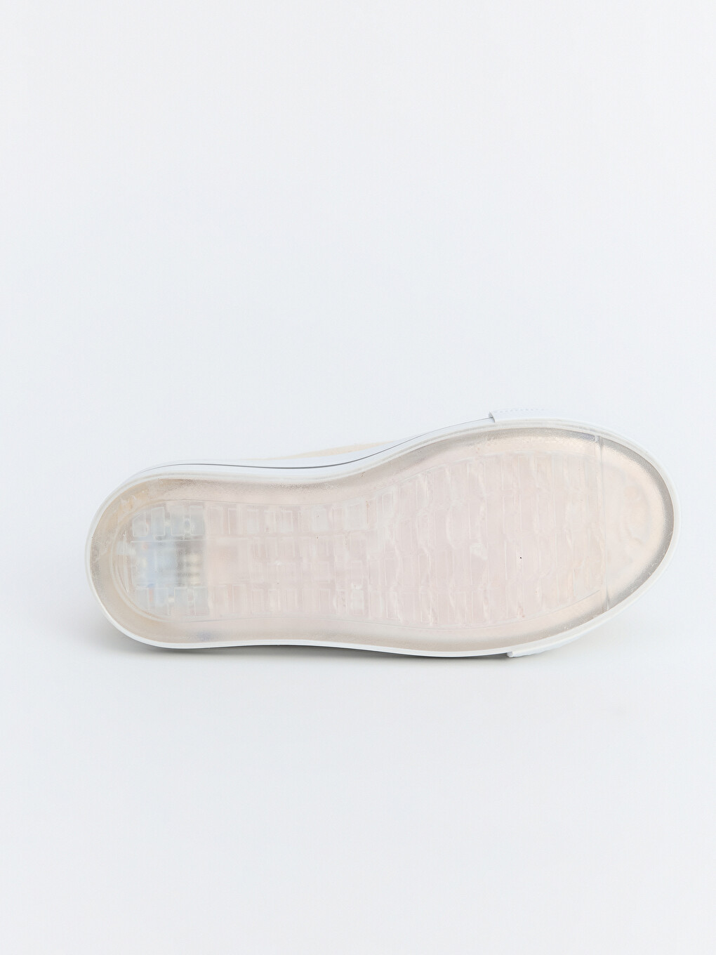 Bej Cırt Cırtlı Kanvas Erkek Çocuk Işıklı Sneaker-4