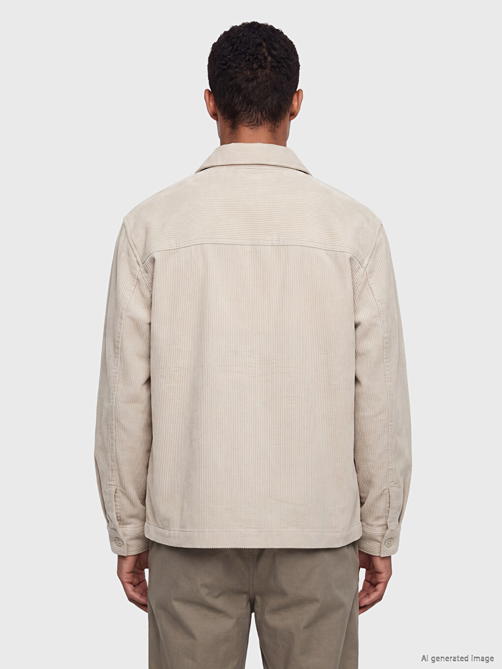 Man Beige Coat-3