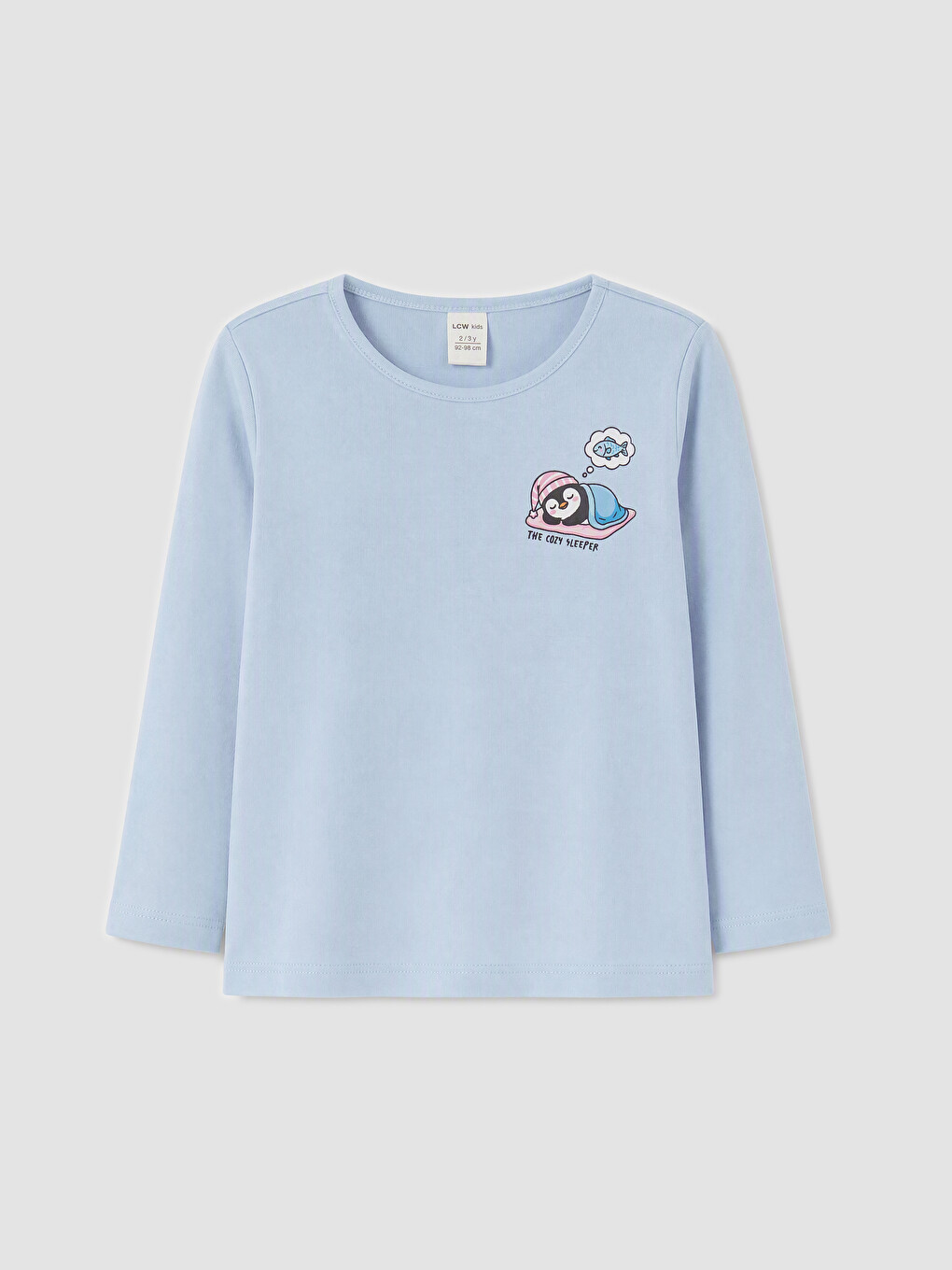 Crew Neck Girls' Pyjamas Set-1