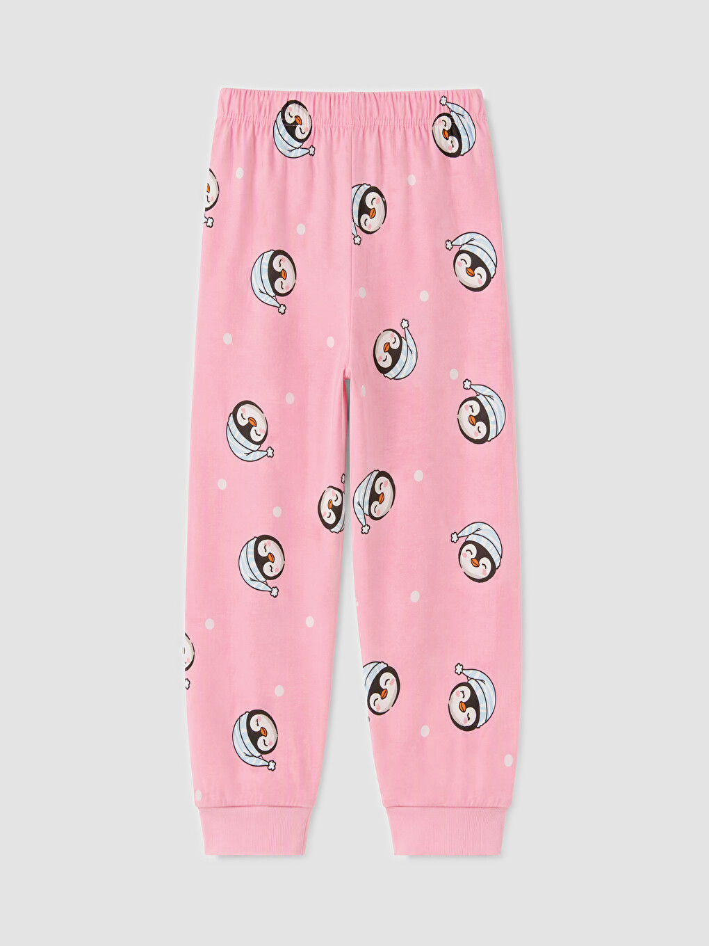 Crew Neck Girls' Pyjamas Set-4