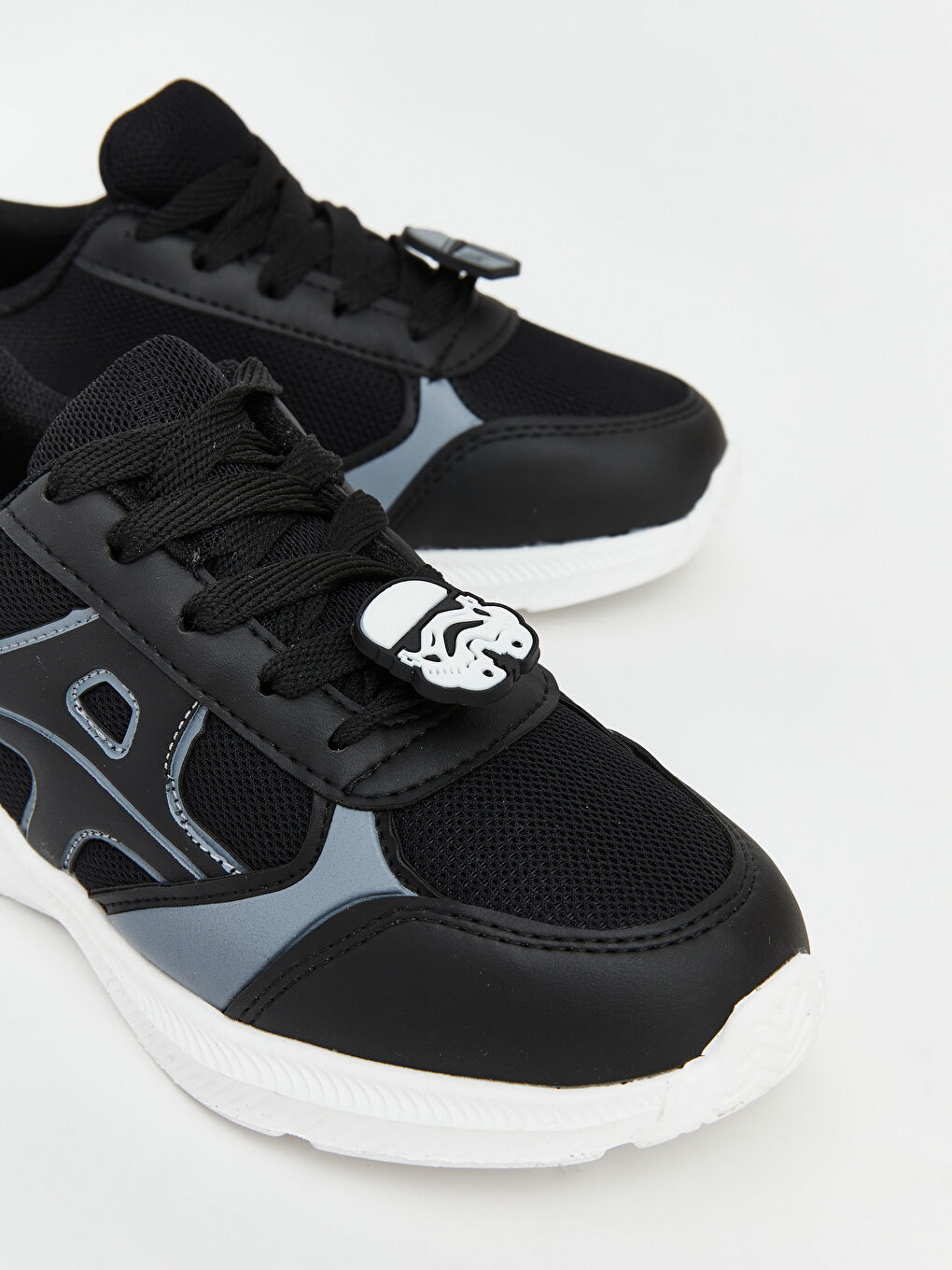 Siyah Star Wars Baskılı Erkek Çocuk Spor Ayakkabı-2