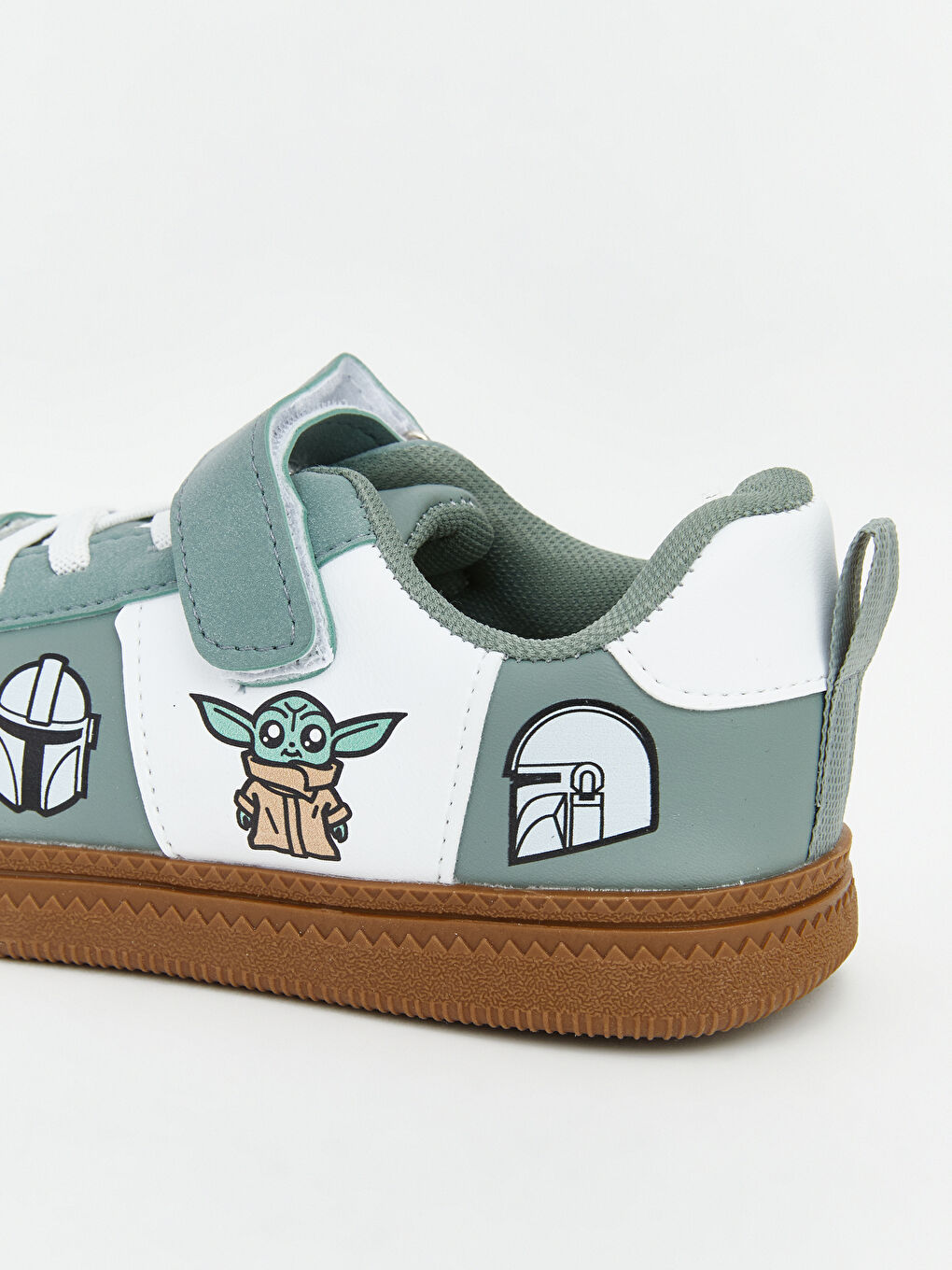 Yeşil Star Wars Baskılı Erkek Çocuk Spor Ayakkabı-4