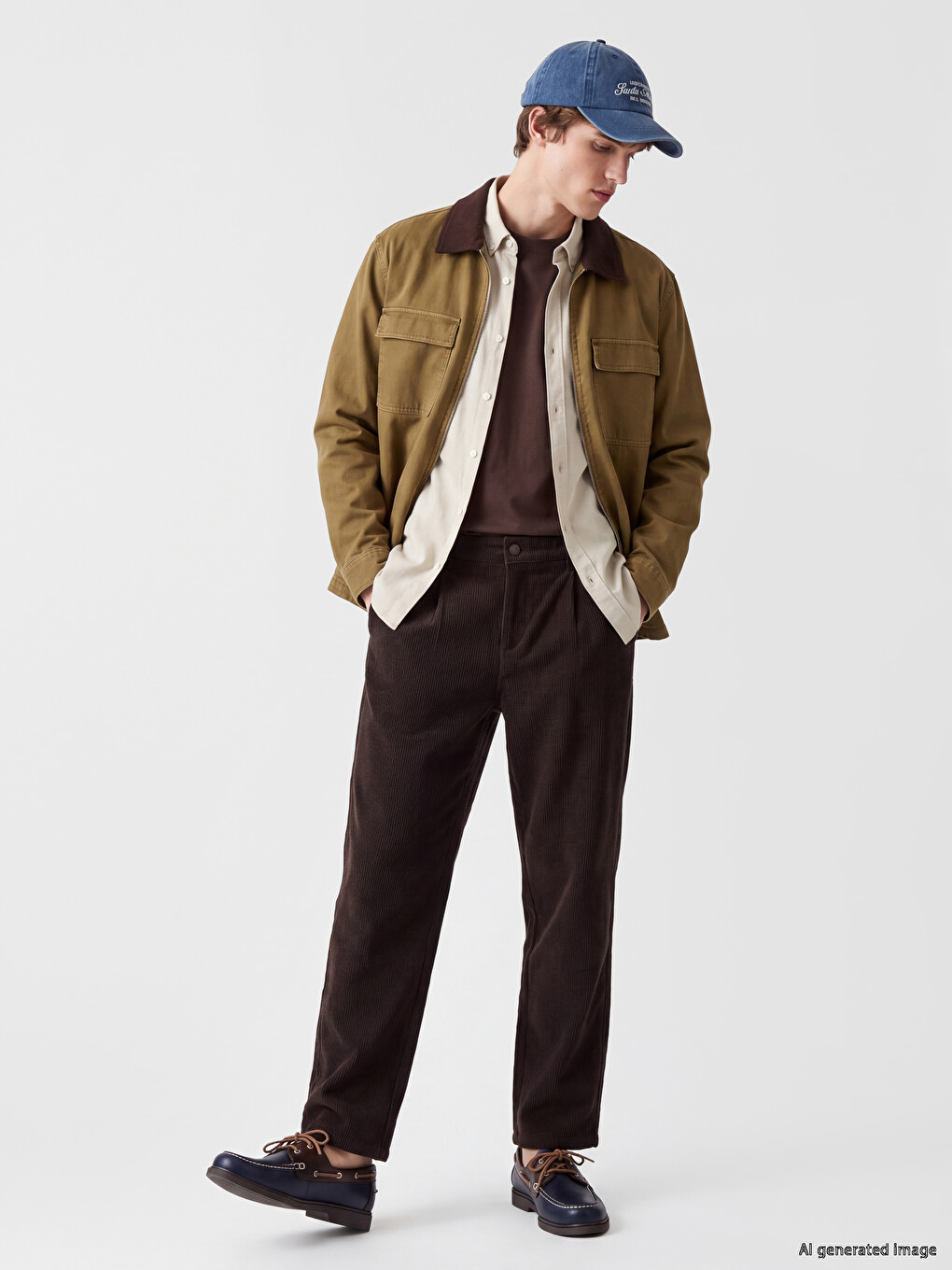Man Brown Trousers