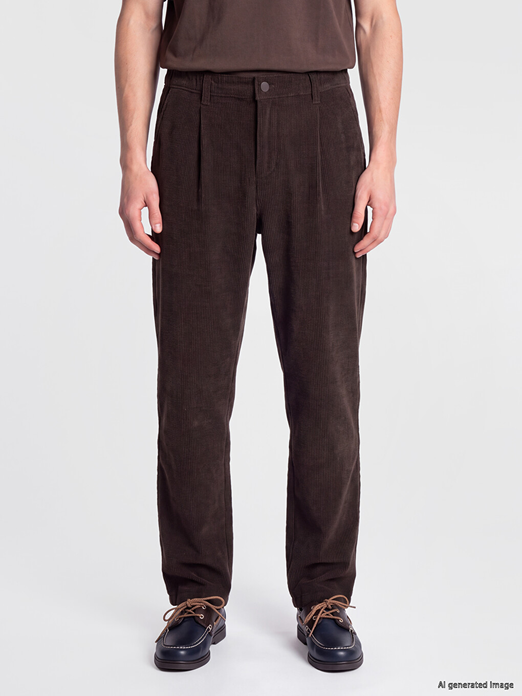 Man Brown Trousers-1