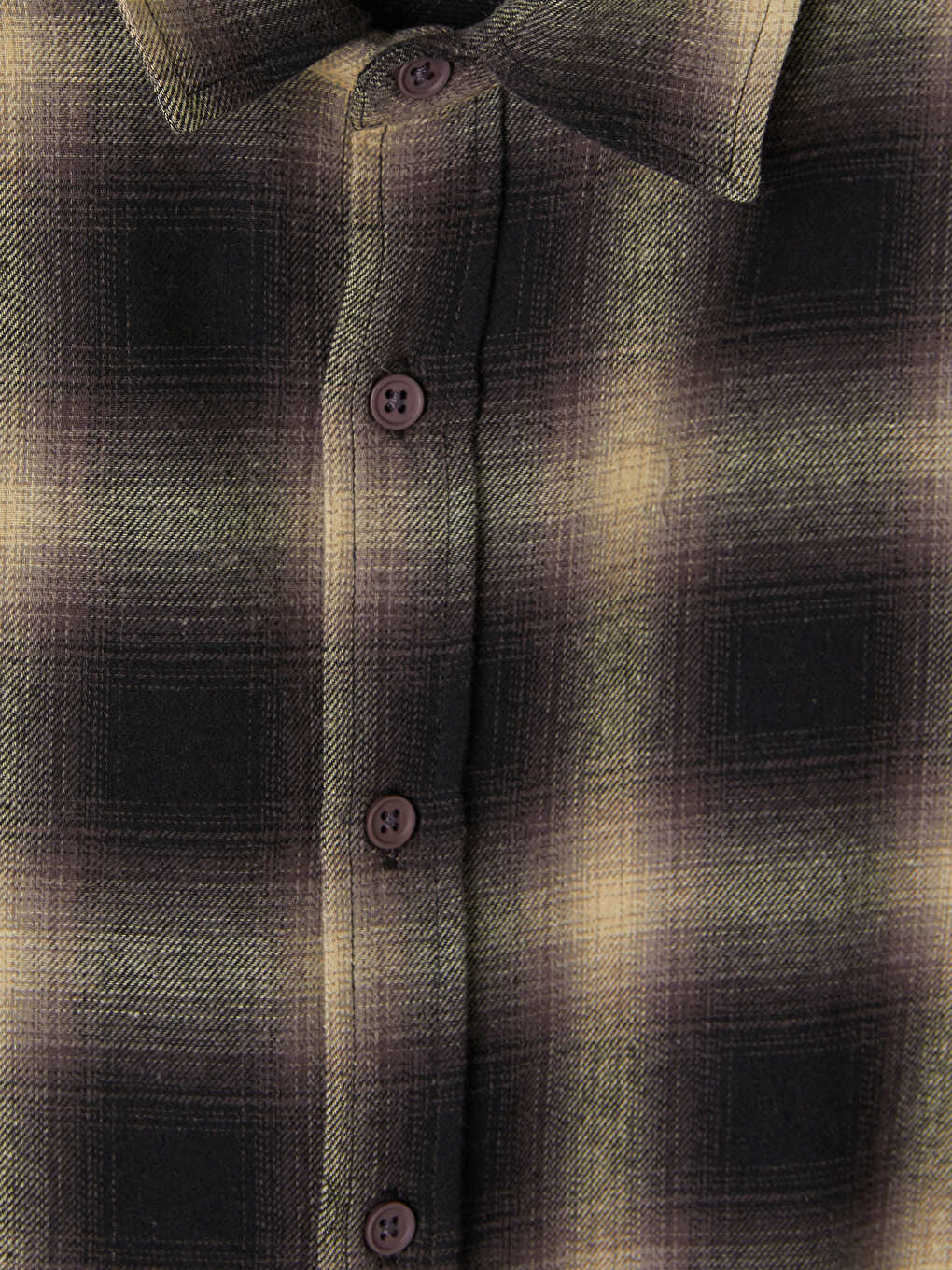 Relax Fit Plaid Flannel Men's Shirt-5