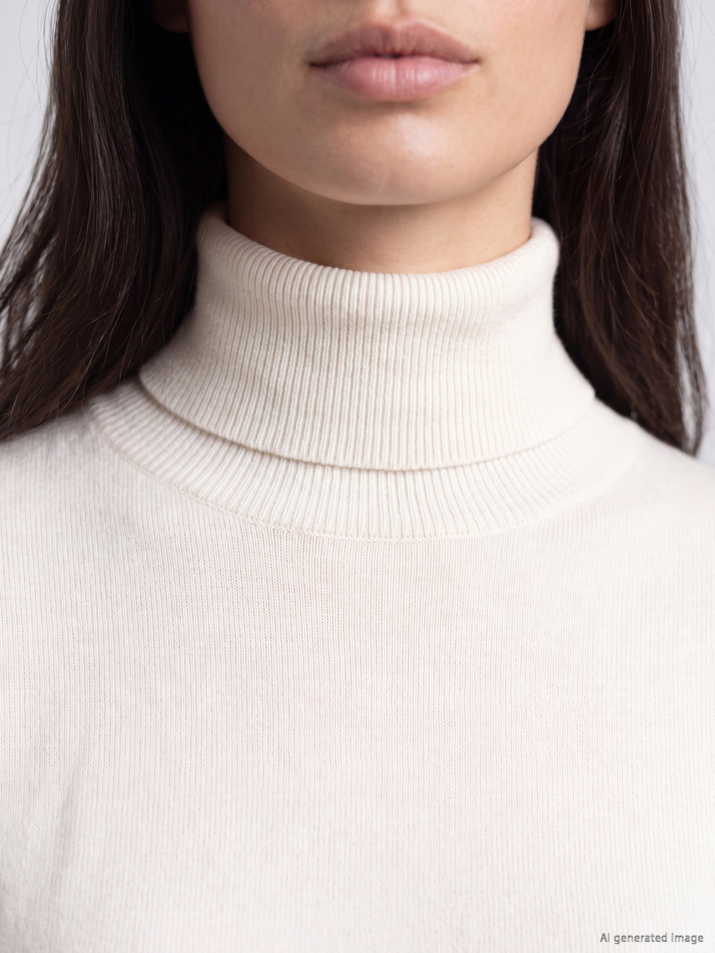 Turtleneck Women's Knitwear Sweater-2