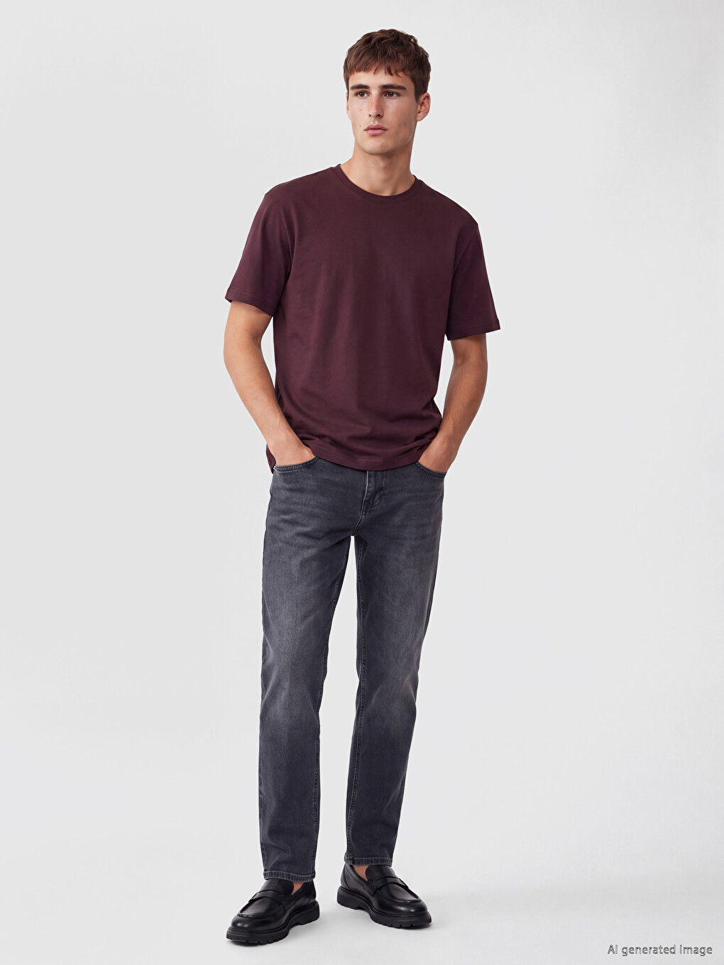 Gri 779 Regular Fit Erkek Jean Pantolon-1