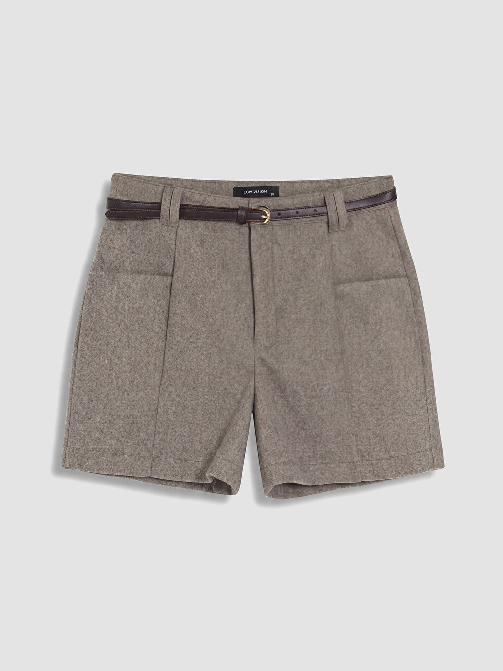 Woman Brown Shorts-4