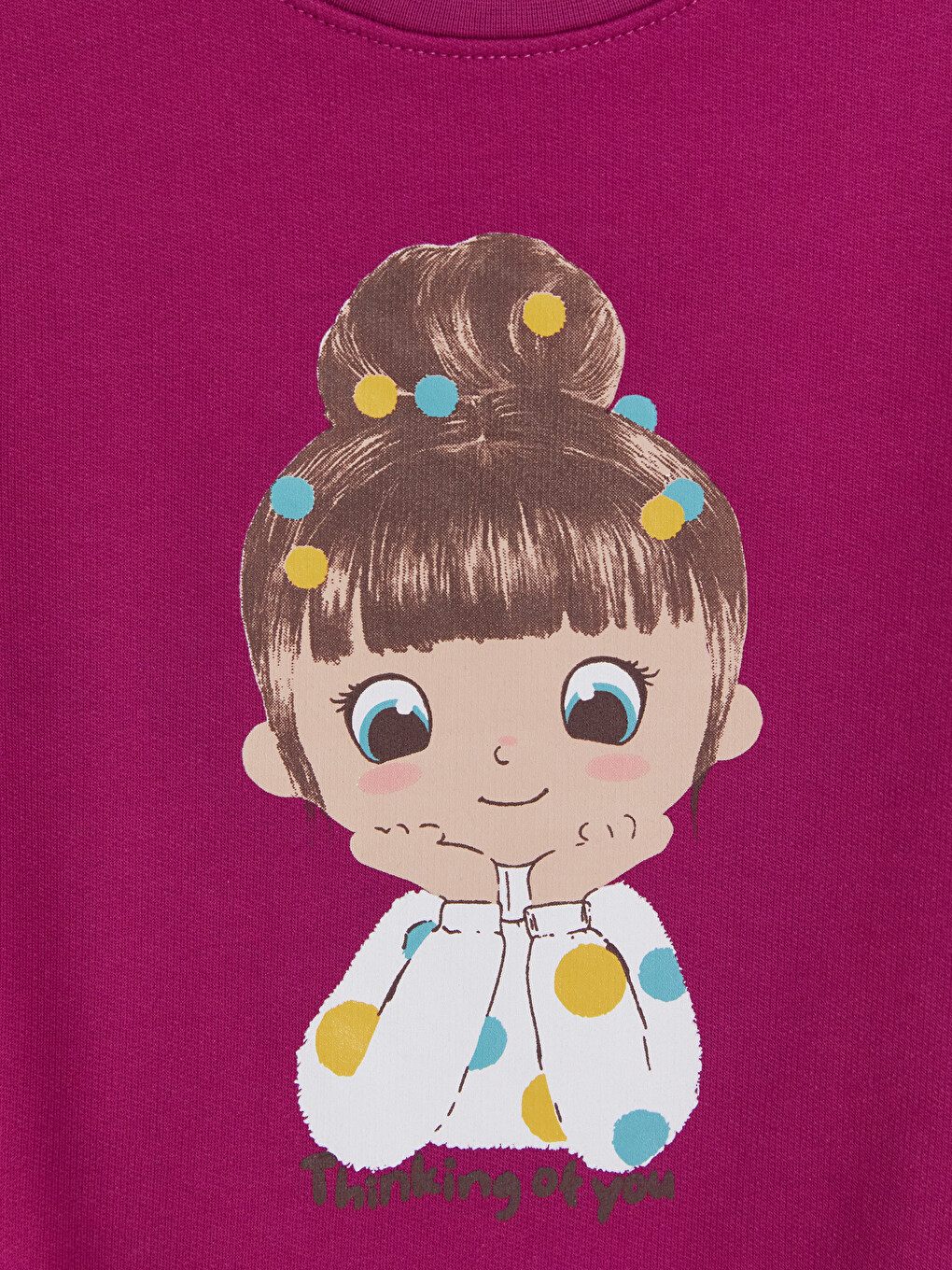 2 Pack Printed Girls' Thick Sweatshirt-2