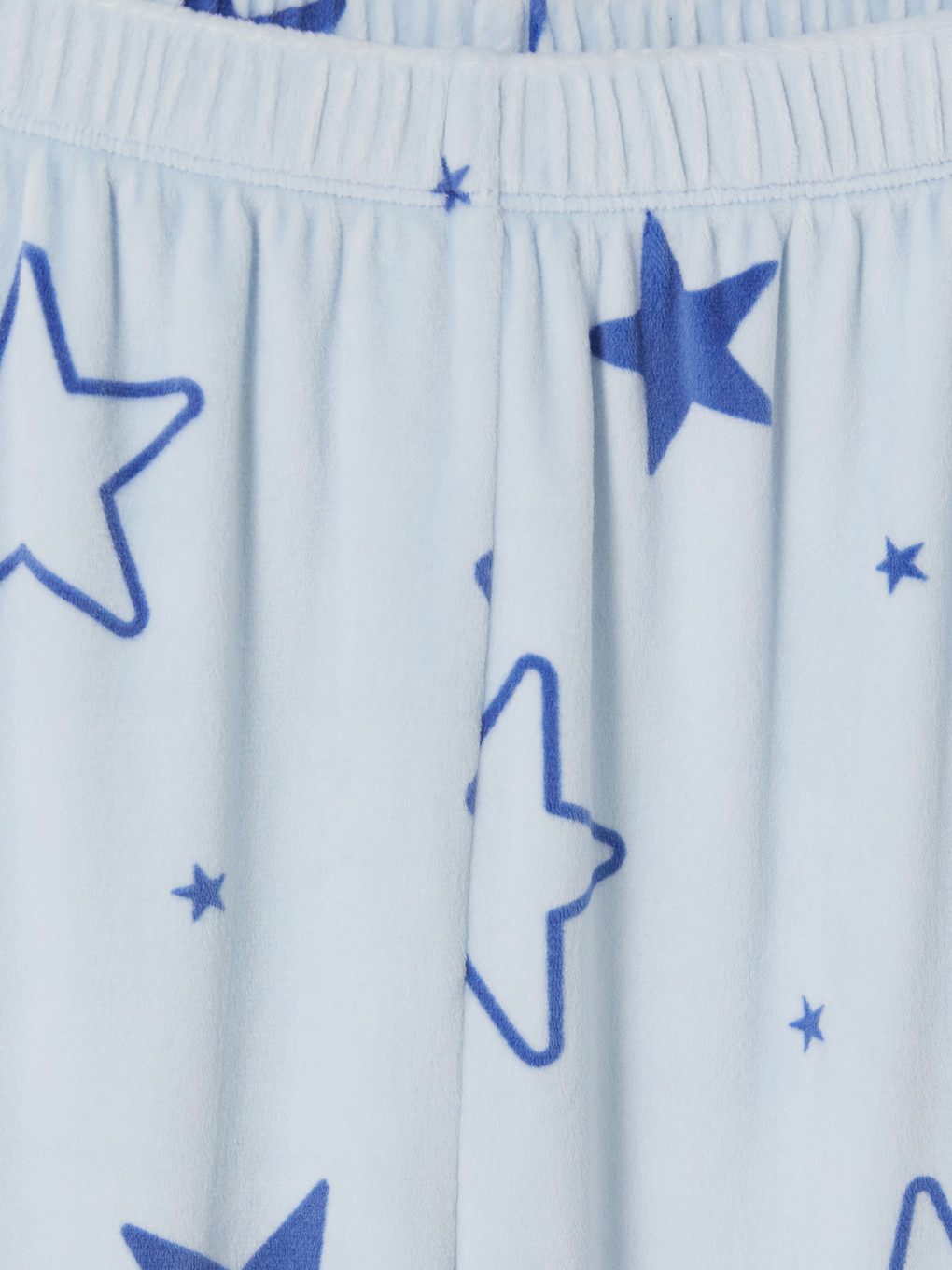 Mavi Baskılı Kız Çocuk Pijama Takımı-5