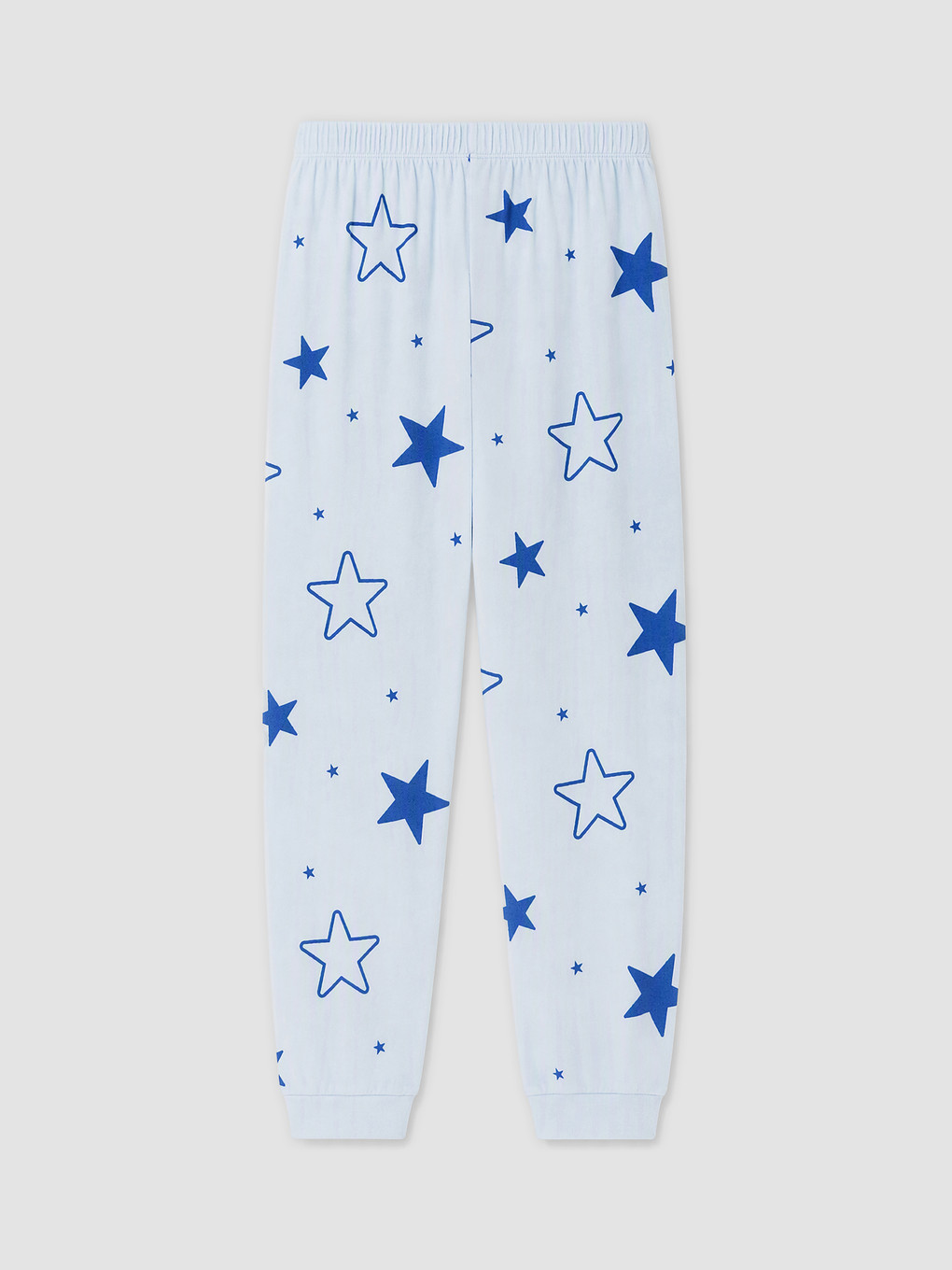 Mavi Baskılı Kız Çocuk Pijama Takımı-6
