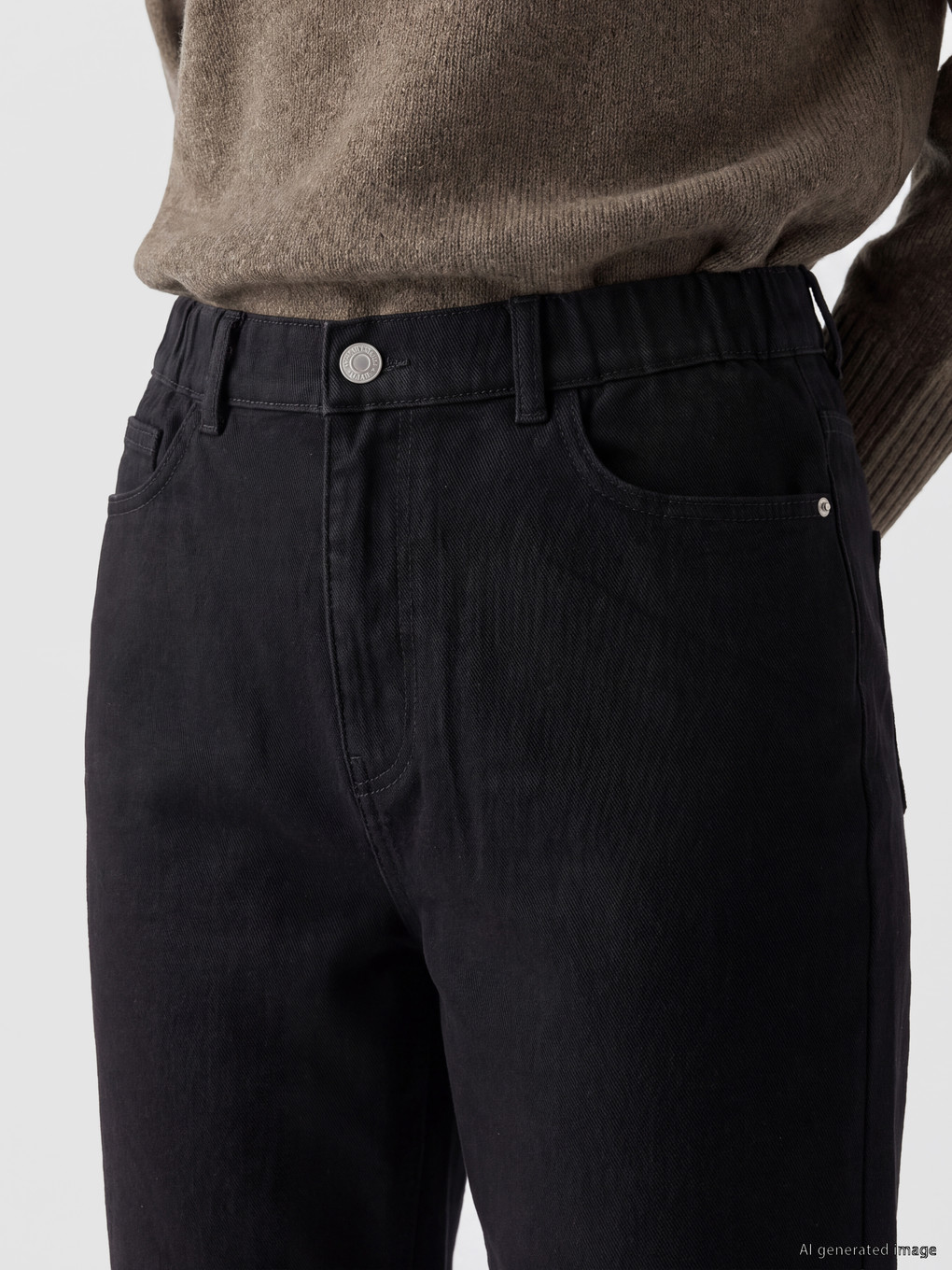 Woman Black Jeans-2