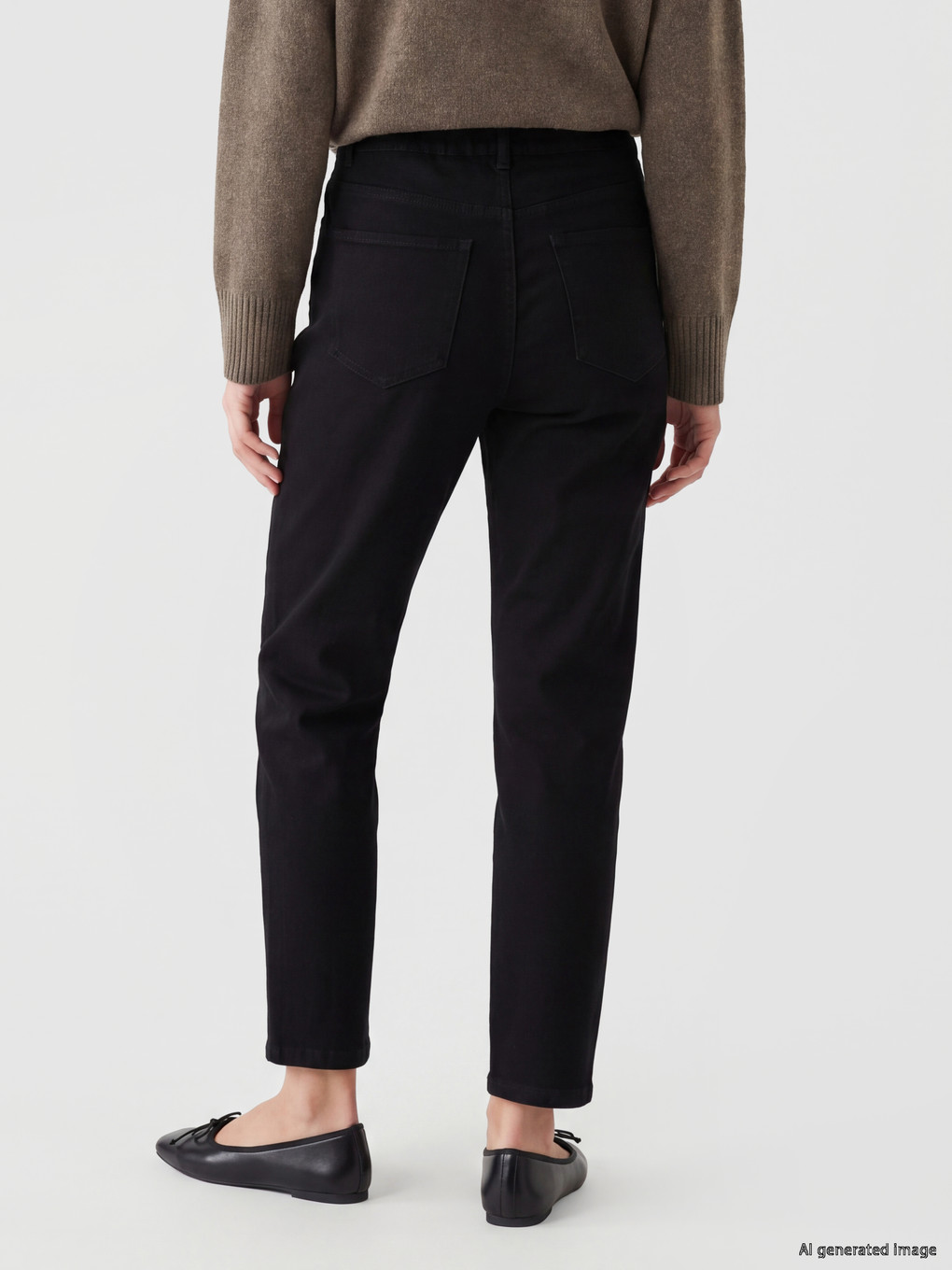 Woman Black Jeans-3