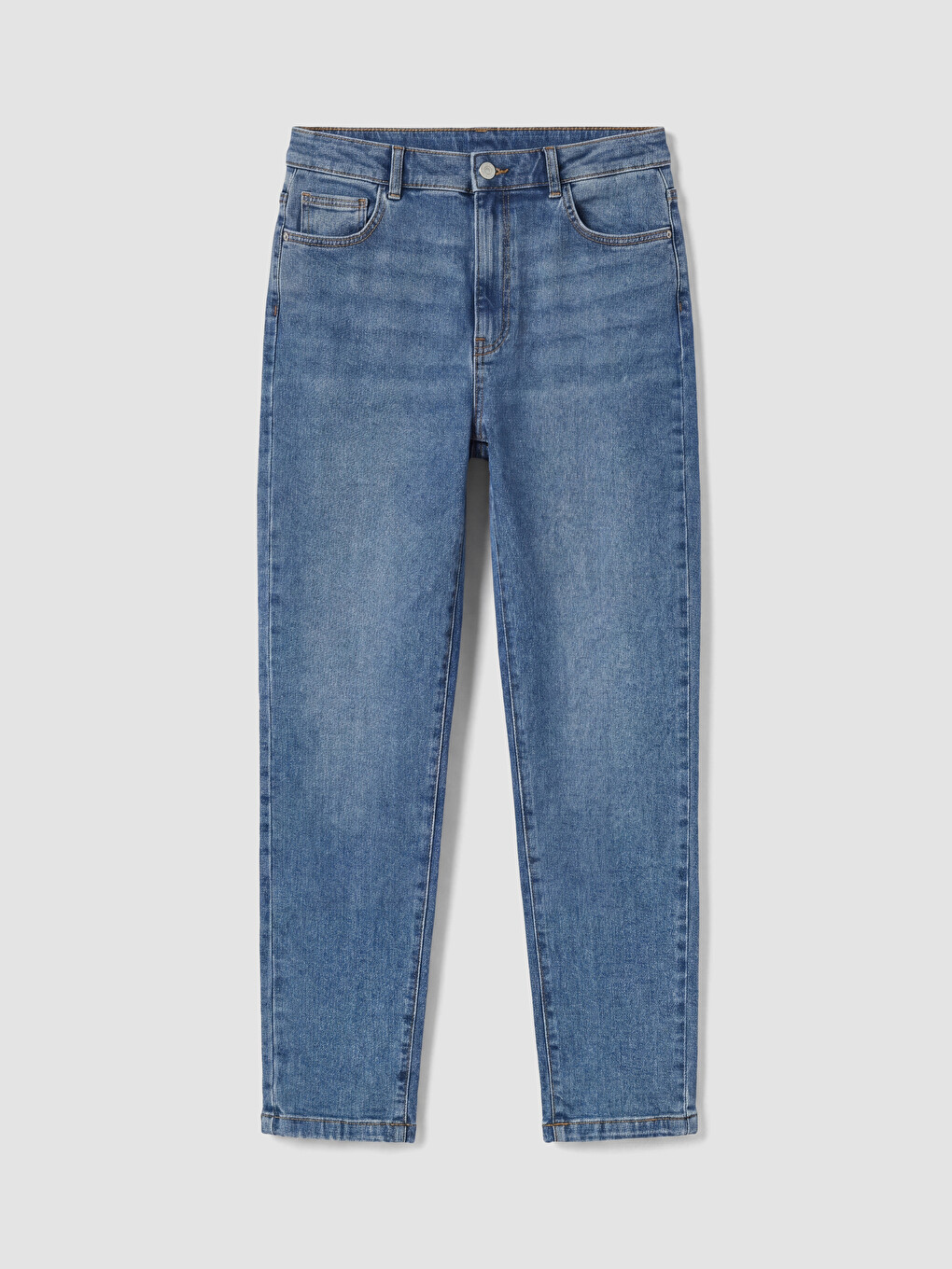 Yüksek Bel Slim Mom Jean-4