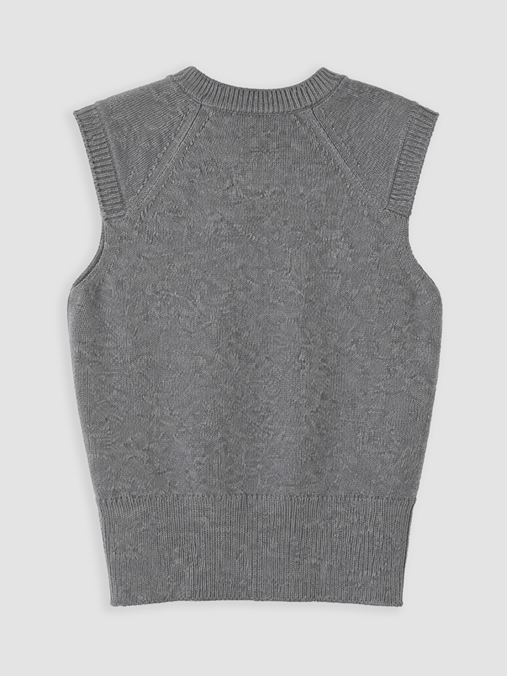 Woman Anthracite Sweater Vest-2