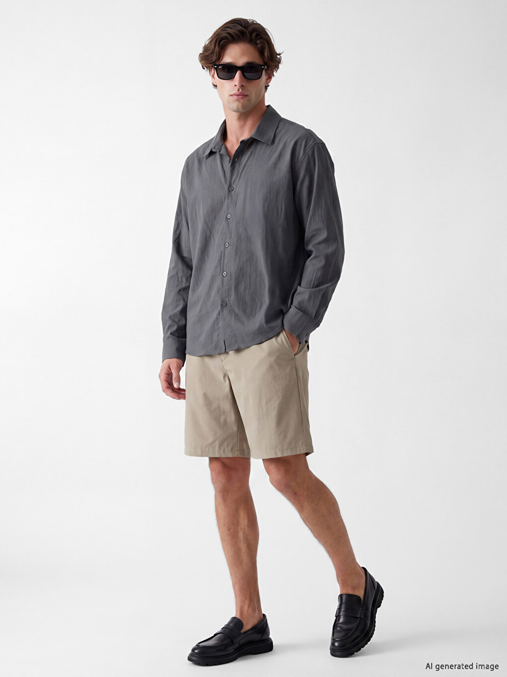 Regular Fit Striped Men's Shirt-1