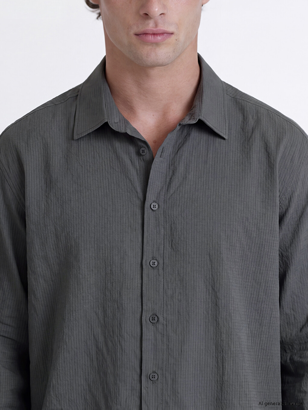 Regular Fit Striped Men's Shirt-2
